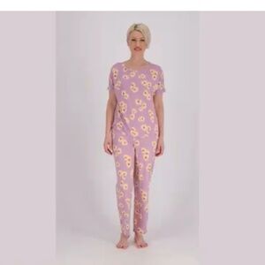 Anybody lush  2 piece jersey printed sleep set